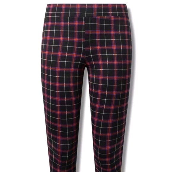 ❤️NWT VINTAGE TORRID LEGGING - HALLOWEEN TREAT PLAID - COMFORT WAIST OPAQUE 4X - Picture 7 of 10